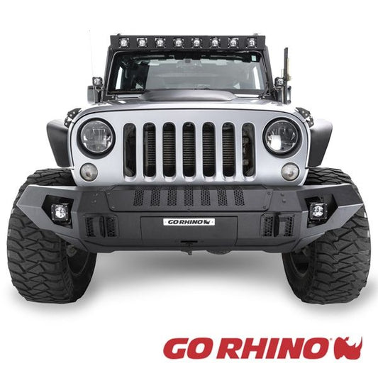 Bumper delantero Go Rhino Trailline para Jeep Wrangler JL 18-22