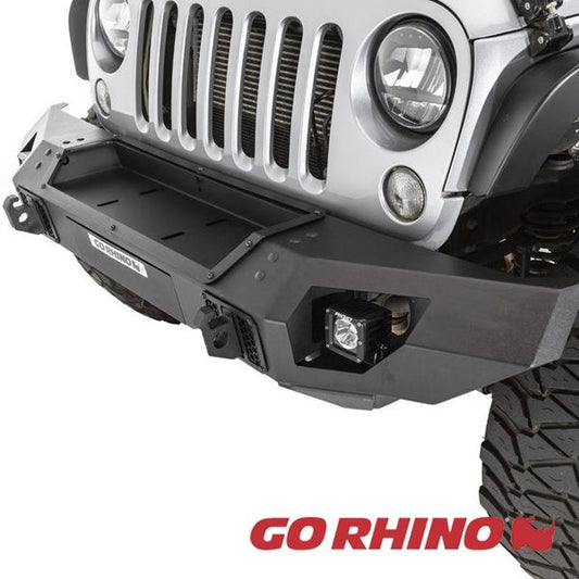 Bumper delantero Go Rhino Trailline para Jeep Wrangler JK 07-17